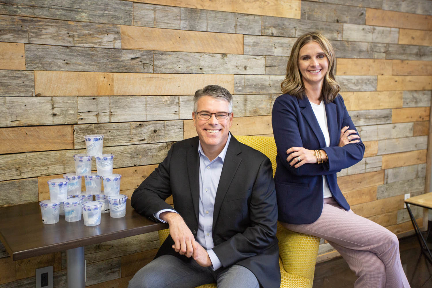 ACQUISITION STRATEGY: It’s been a year of change for Tomo Drug Testing — led by owner Mickey Moore, left, and President Angela Garrison — with two acquisitions and an expansion into Oklahoma.